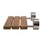 Alfi Brand ALFI brand ABS16R 16" Folding Teak Wood Shower Seat Bench ABS16R-BN - alternate 3